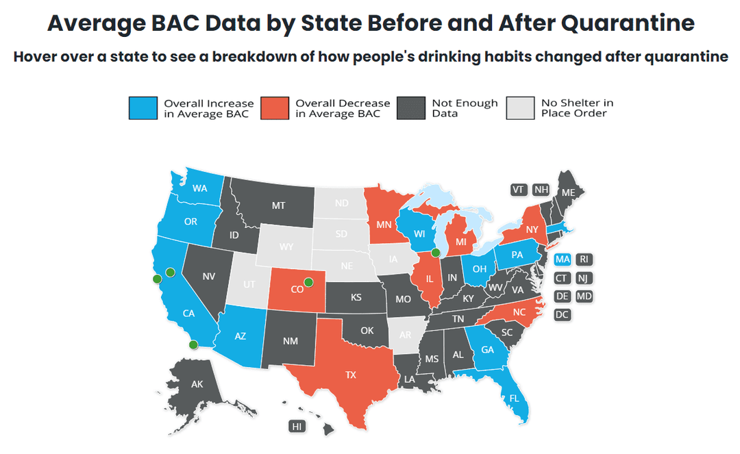 BACtrack BAC Covid map