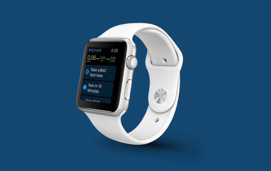 BACtrack app on Apple watch