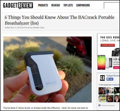 All You Need to Know About BACtrack Mobile--from GadgetReview