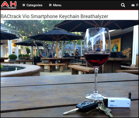Android Headlines Calls BACtrack Vio a Great Holiday Gift
