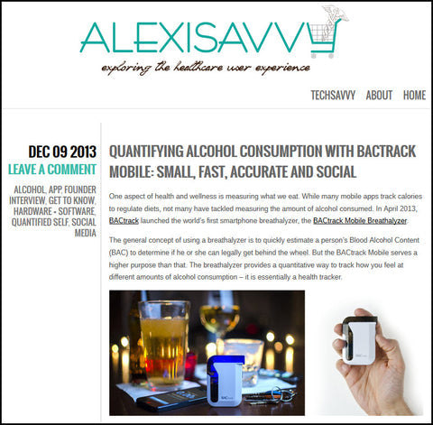 Quantifying Alcohol Consumption with BACtrack Mobile: Small, Fast, Accurate and Social