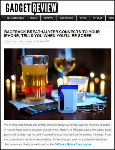 GadgetReview Positions BACtrack Mobile as a Wise Choice for iPhone Users