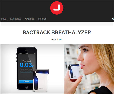 BACtrack Mobile Breathalyzer Reviewed on Jebiga