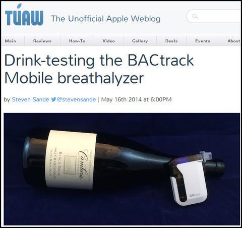 TUAW Tests Out the BACtrack Mobile