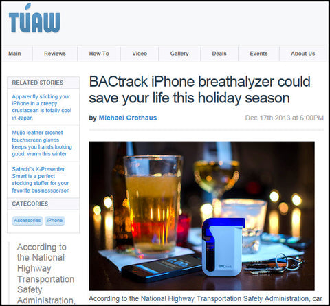 BACtrack Breathalyzers: Increased Celebrating During Holidays Leads to Higher Death Rate