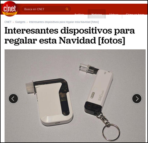 BACtrack Smartphone Breathalyzers on CNET en Espanol