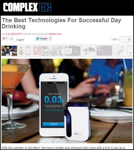 Complex Tech Features BACtrack Mobile Breathalyzer
