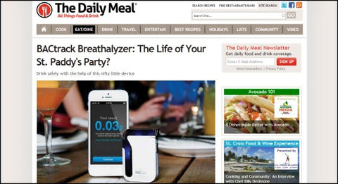 BACtrack Mobile Breathalyzer: the Life of your St. Patrick's Party