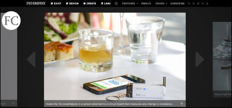 Fast Company Introduces BACtrack Vio Smartphone Breathalyzer