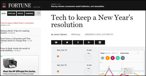 Fortune Recommends BACtrack Breathalyzers to Aid New Year's Resolve