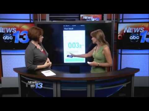 BACtrack Vio Smartphone Breathalyzer Reviewed on ABC News video