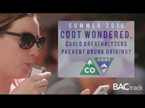 Colorado Department of Transportation (CDOT) Study Finds Personal Breathalyzers Have the Potential to Decrease DUIs and Impaired Driving video