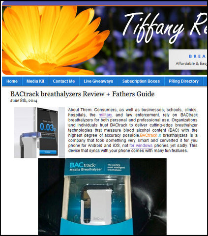 Tiffany Reviews the BACtrack Mobile Breathalyzer