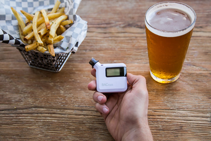 BACtrack breathalyzer with lunch