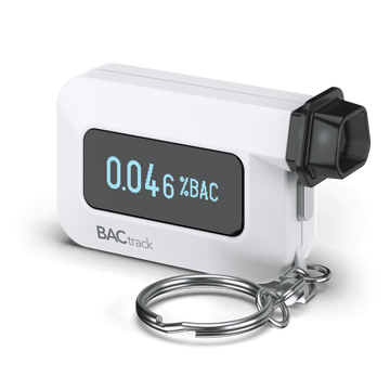 BACtrack C6 Keychain Breathalyzer with mouthpiece