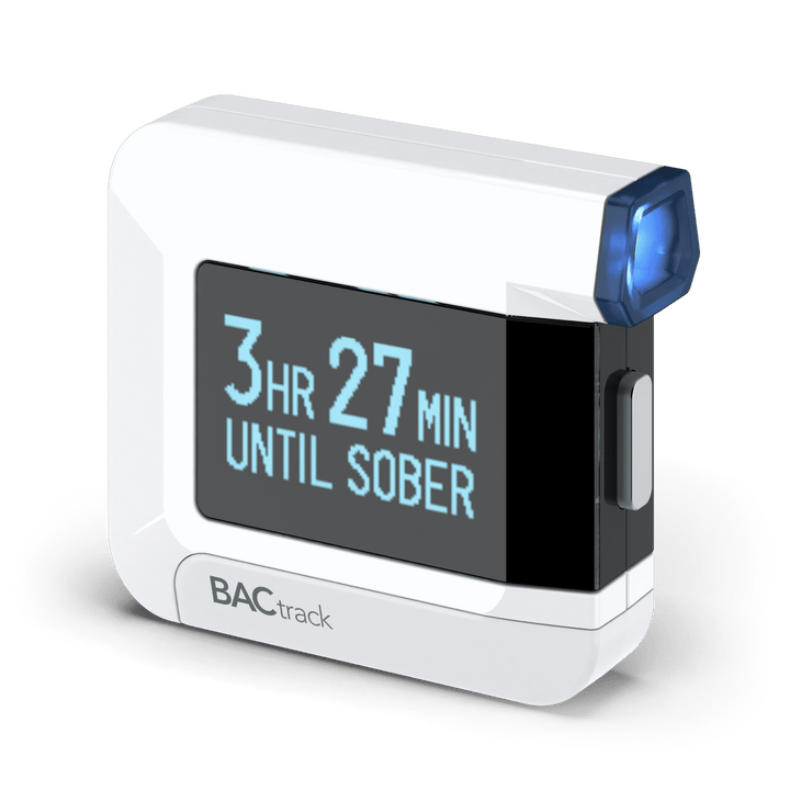 BACtrack C8 breathalyzer countdown view