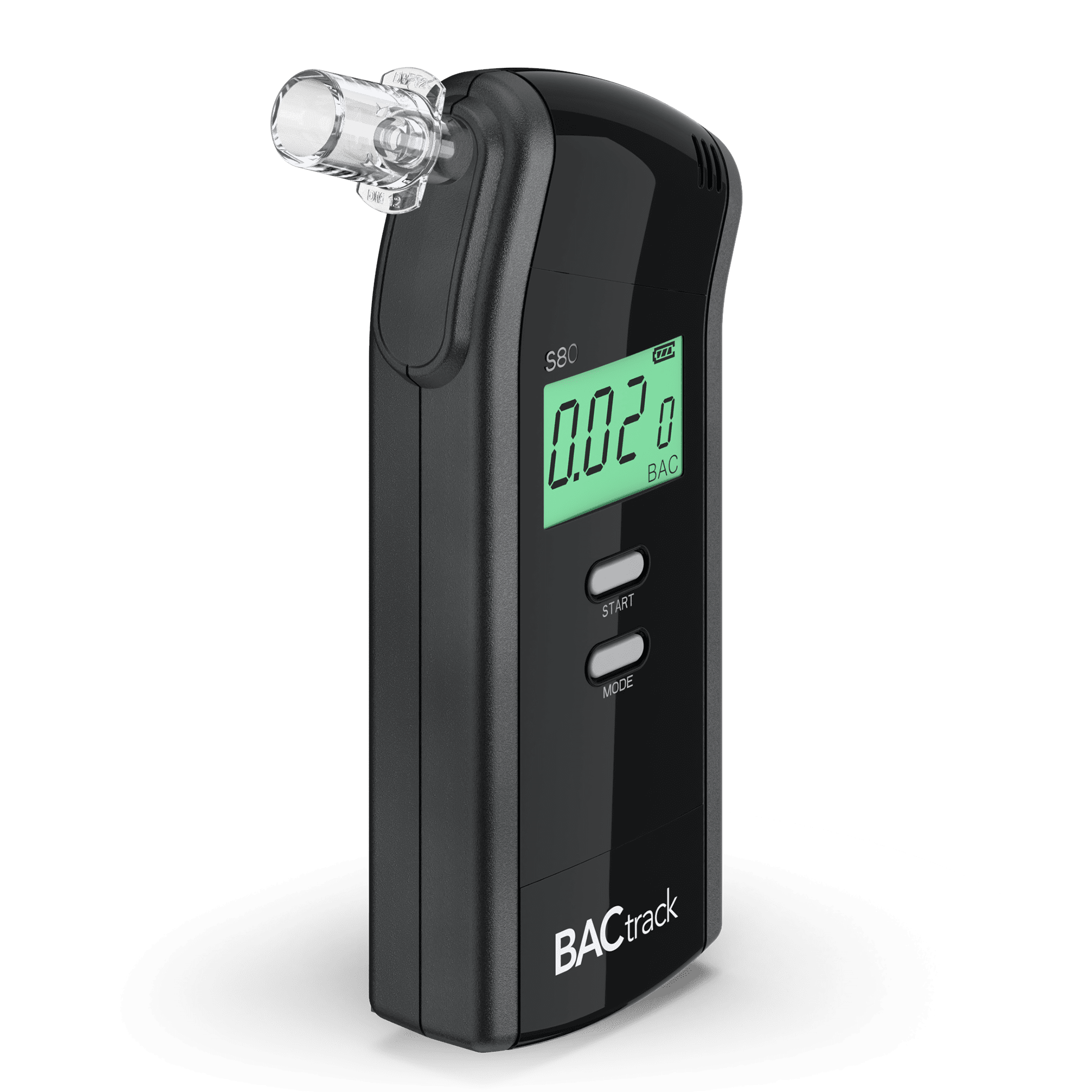 BACtrack S80 Breathalyzer angled