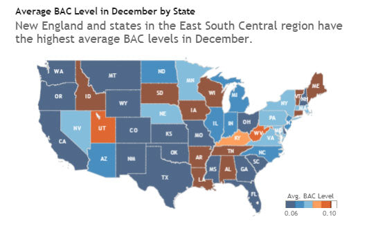 Which States Drink the Most in Winter?