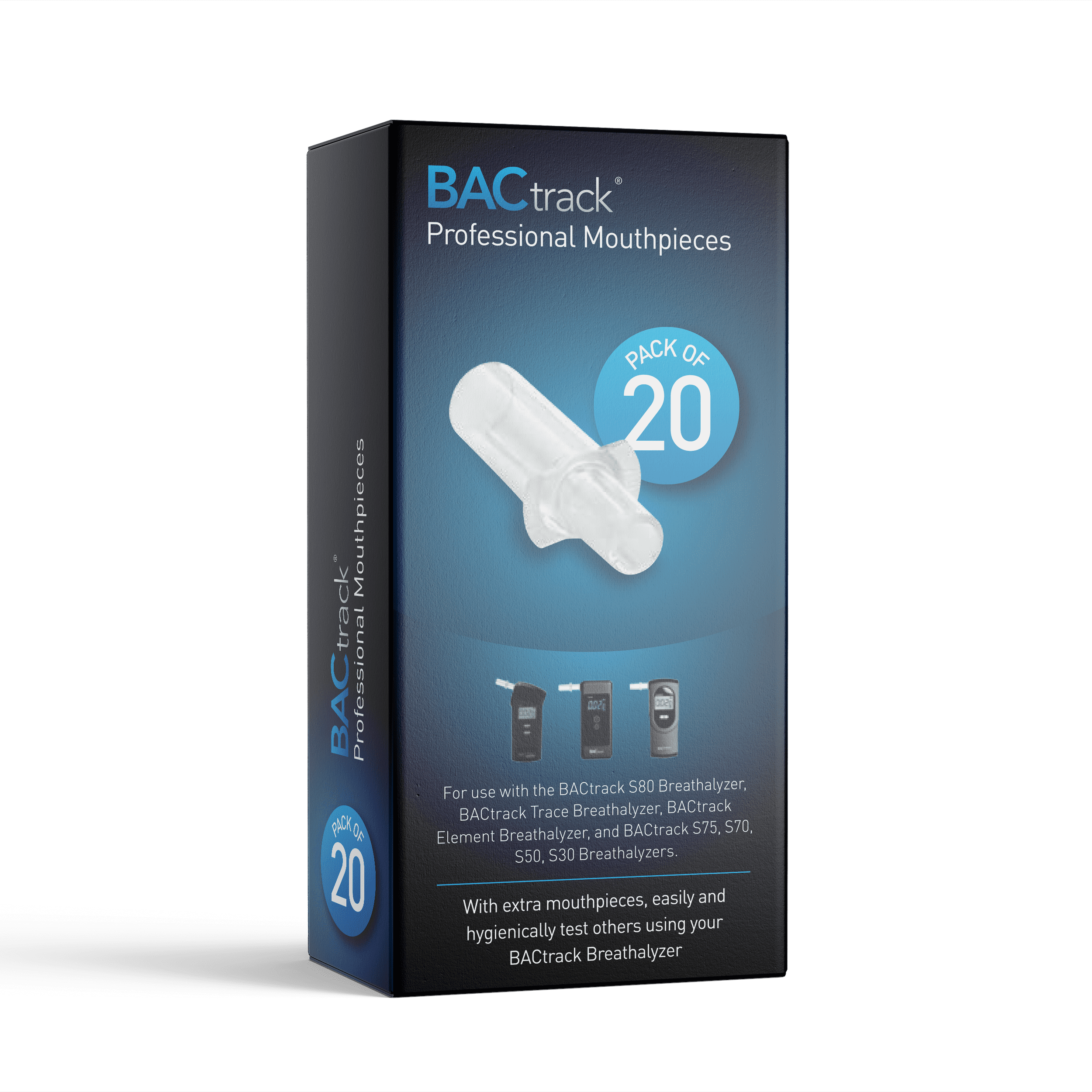 BACtrack Professional Mouthpieces - 20 Pack